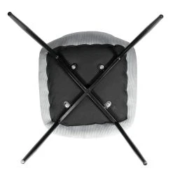 Home Déco Factory Chaise Salle à Manger En Velours Cotelé Gris Clair - Giulia 11 Home Déco Factory Chaise Salle à Manger En Velours Cotelé Gris Clair - Giulia -Sema Design Boutique 620096 FRN04 WEB