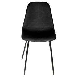 Home Déco Factory Chaise Salle à Manger Effet Cuir Noir - Amber 11 Home Déco Factory Chaise Salle à Manger Effet Cuir Noir - Amber -Sema Design Boutique 620098 FRN04 WEB