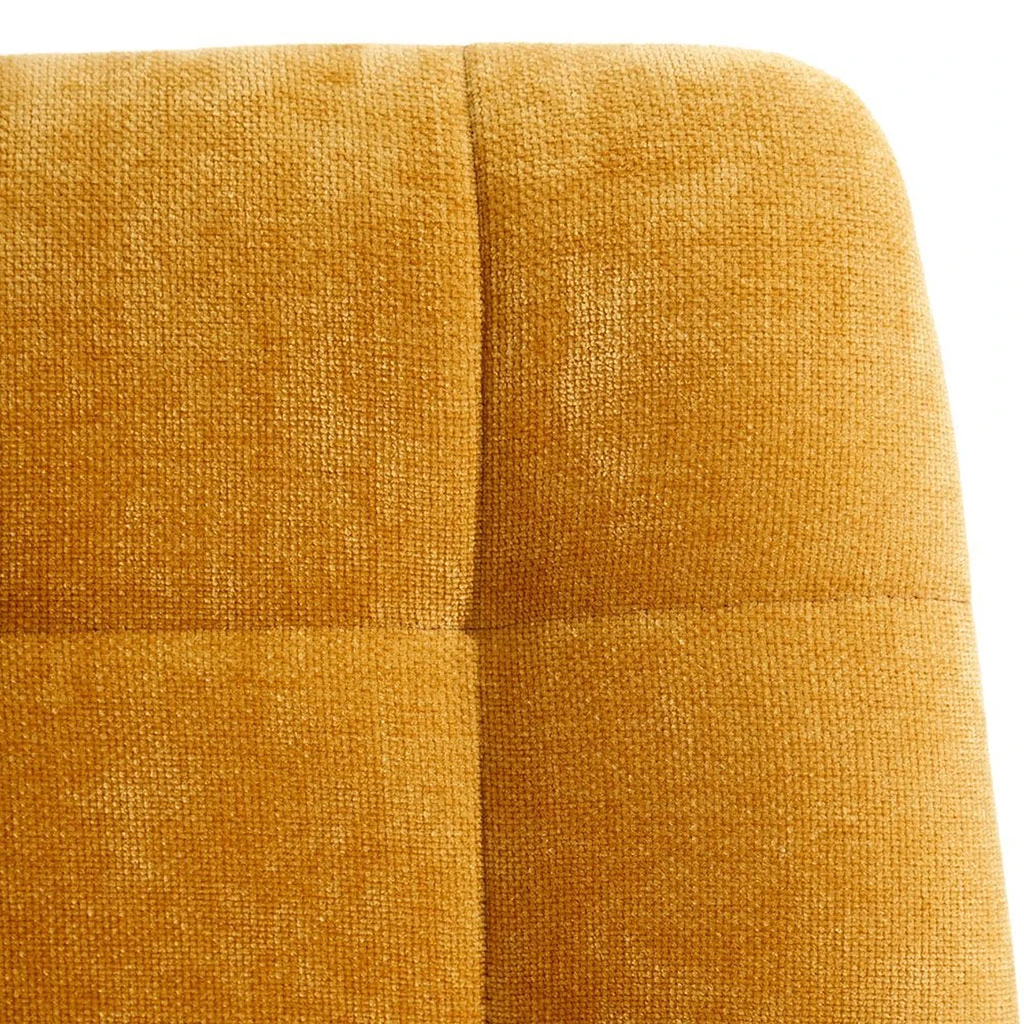 Ixia Chaise Salle à Manger En Tissu Jaune - Mony 6 Ixia Chaise Salle à Manger En Tissu Jaune - Mony – Image 4