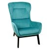 Home Déco Factory Fauteuil En Velours Côtelé Bleu Canard - Roma 1 Home Déco Factory Fauteuil En Velours Côtelé Bleu Canard - Roma -Sema Design Boutique 623005 FRN01 WEB