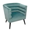 Home Déco Factory Fauteuil Club En Velours Vert De Gris - Amelia -Sema Design Boutique 623887 FRN01 WEB