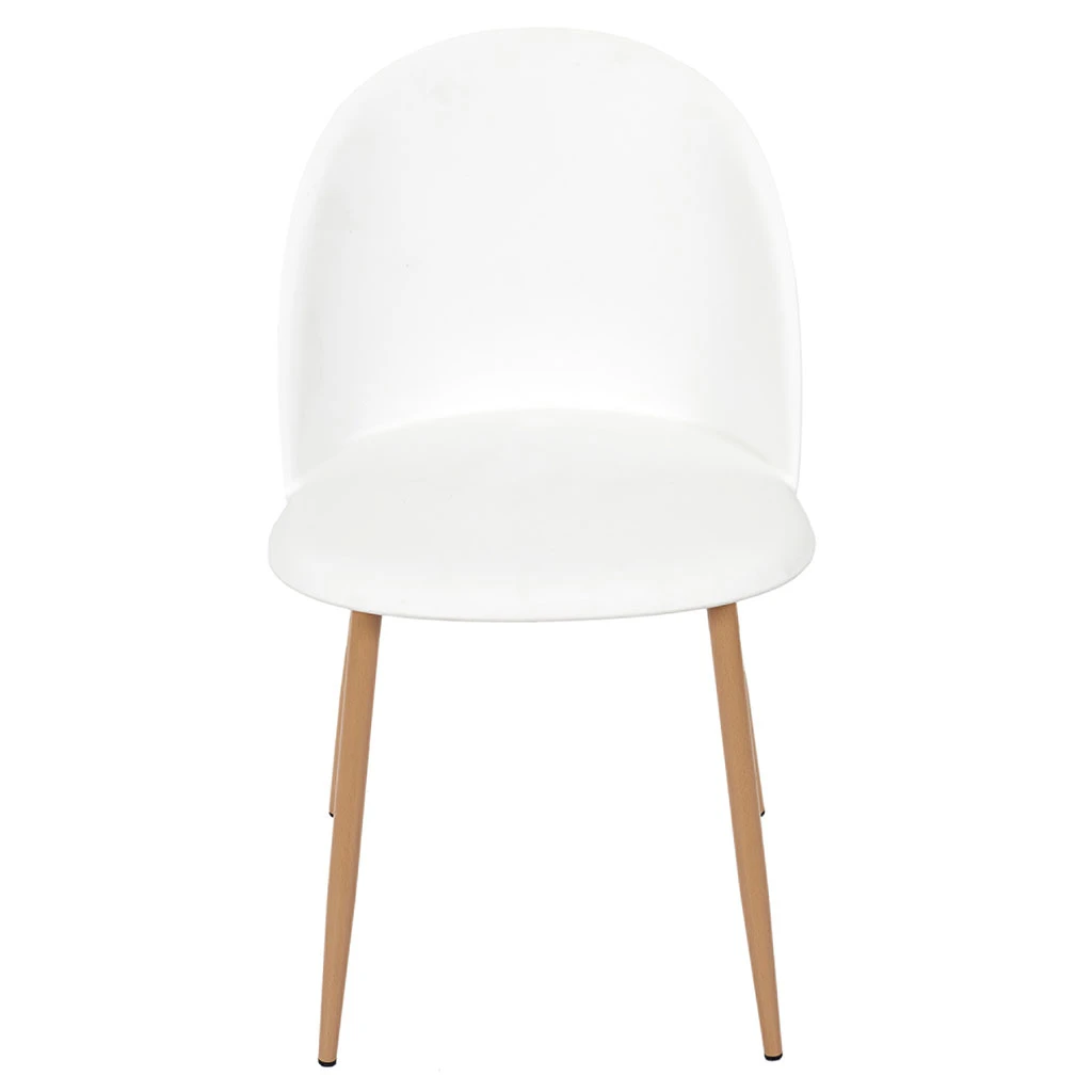 Home Déco Factory Chaise Salle à Manger Scandinave Blanc - Bergen 4 Home Déco Factory Chaise Salle à Manger Scandinave Blanc - Bergen – Image 2