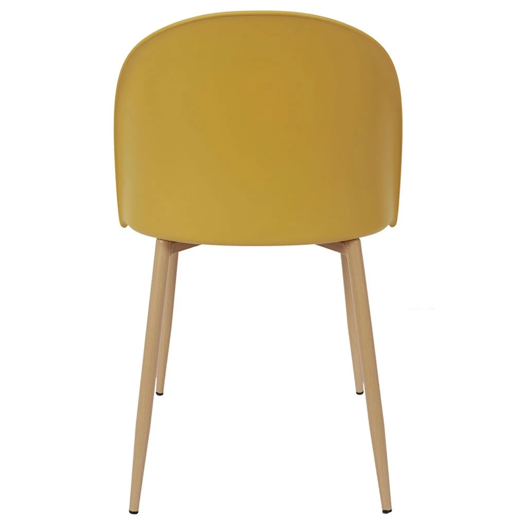 Home Déco Factory Chaise Salle à Manger Scandinave Moutarde - Bergen 6 Home Déco Factory Chaise Salle à Manger Scandinave Moutarde - Bergen – Image 4
