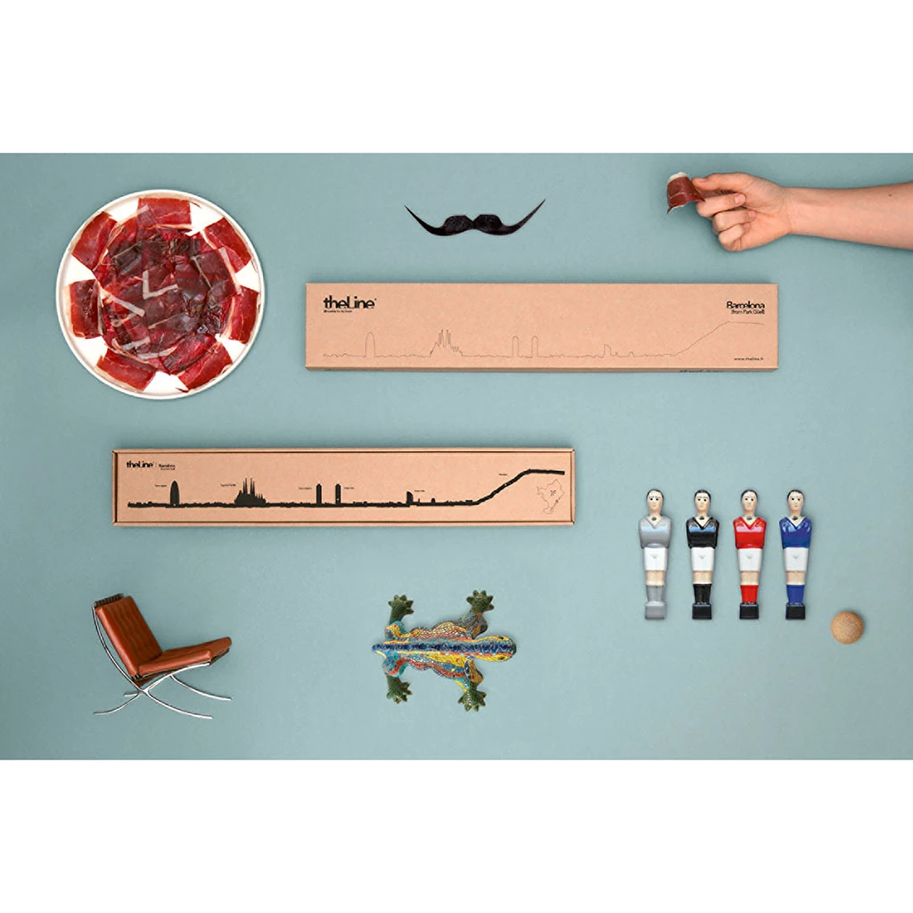 The Line Décoration Murale Ligne Barcelone L50cm Noir 9 The Line Décoration Murale Ligne Barcelone L50cm Noir – Image 7