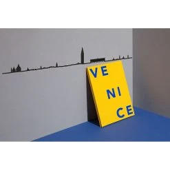 The Line Décoration Murale Ligne Venise L50cm Noir