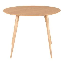 Zago Table à Manger Ronde En Chêne Clair D100cm - Caly -Sema Design Boutique 626671 FRN03 WEB