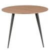 Zago Table à Manger Ronde En Noyer Et Pieds Hêtre Noir D100cm - Caly 1 Zago Table à Manger Ronde En Noyer Et Pieds Hêtre Noir D100cm - Caly -Sema Design Boutique 626672 FRN01 WEB