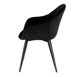 Zago Chaise Avec Accoudoir En Velours Noir - Ben 9 Zago Chaise Avec Accoudoir En Velours Noir - Ben -Sema Design Boutique 626682 FRN03 WEB