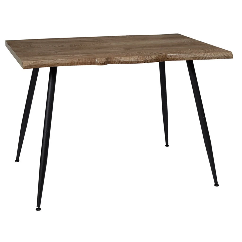 Home Déco Factory Table à Manger En MDFrel Et Pieds En Fer 110x75cm - Forest 3 Home Déco Factory Table à Manger En MDFrel Et Pieds En Fer 110x75cm - Forest