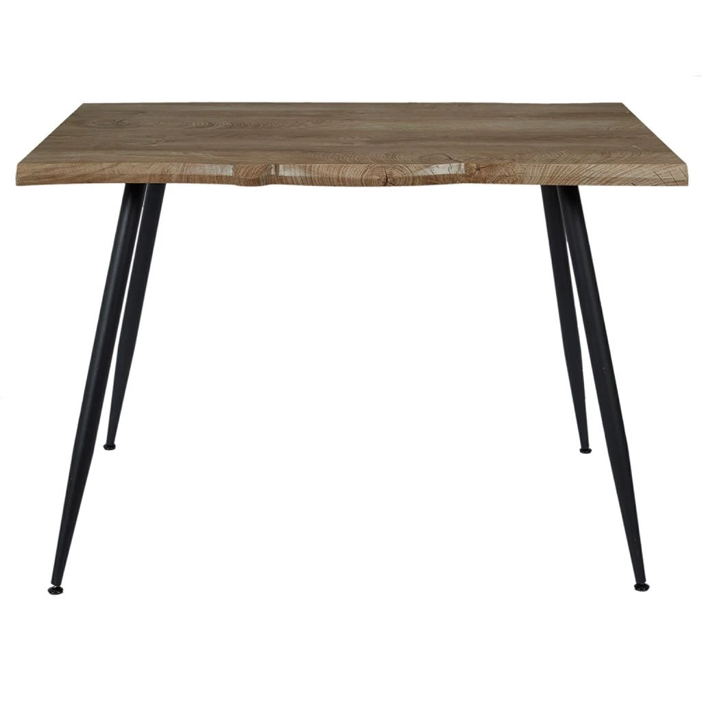 Home Déco Factory Table à Manger En MDFrel Et Pieds En Fer 110x75cm - Forest 4 Home Déco Factory Table à Manger En MDFrel Et Pieds En Fer 110x75cm - Forest – Image 2
