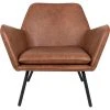 White Label Living Fauteuil Effet Cuir Vintage Marron - Bastien -Sema Design Boutique 627289 FRN01 WEB