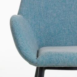 La Forma Chaise Avec Accoudoir En Tissu Bleu Clair - Konna 12 La Forma Chaise Avec Accoudoir En Tissu Bleu Clair - Konna -Sema Design Boutique 627658 FRN05 WEB