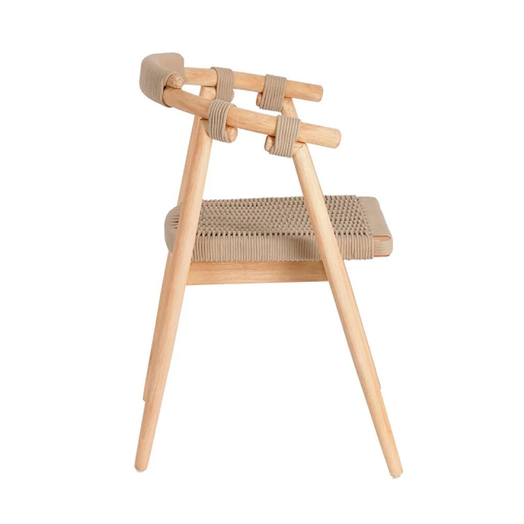 La Forma Chaise Salle à Manger En Bois Massif D'eucalyptus Vert - Majela 4 La Forma Chaise Salle à Manger En Bois Massif D'eucalyptus Vert - Majela – Image 2