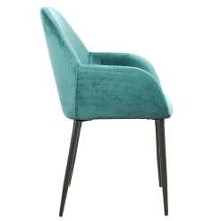 Home Déco Factory Chaise Avec Accoudoir En Velours Cotelé Bleu Canard - Julia 10 Home Déco Factory Chaise Avec Accoudoir En Velours Cotelé Bleu Canard - Julia -Sema Design Boutique 629683 FRN03 WEB