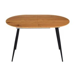 Home Déco Factory Table à Manger Avec Allonge En Bois 120x80cm - Lara