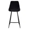 Zago Chaise De Bar En Velour Noir - Ben -Sema Design Boutique 630372 FRN01 WEB