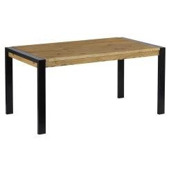 Casita Table à Manger Avec Allonge 50cm En Pin Massif 160x90cm - Lugano