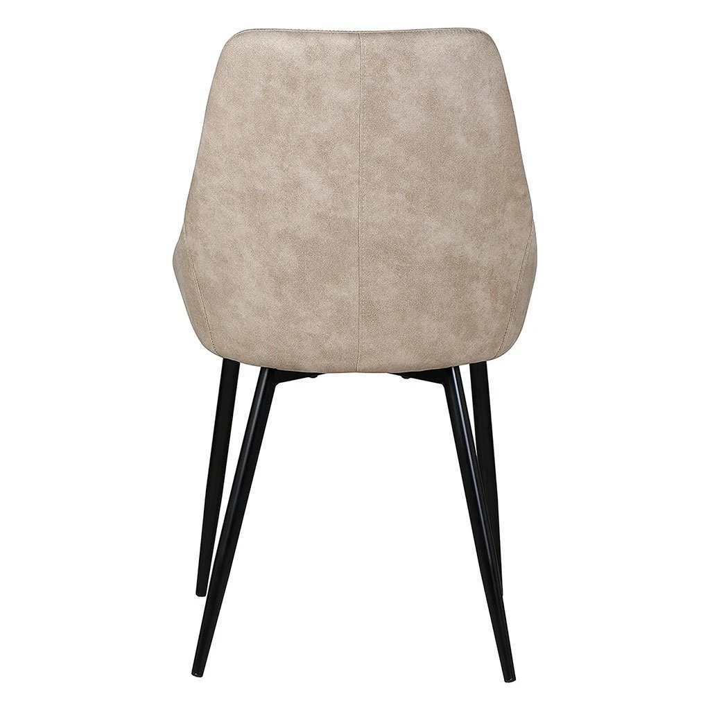 Zago Chaise Salle à Manger Tissu Effet Daim Beige - Ben 7 Zago Chaise Salle à Manger Tissu Effet Daim Beige - Ben – Image 5