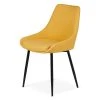 Zago Chaise Salle à Manger Tissu Moutarde - Ben