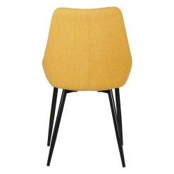 Zago Chaise Salle à Manger Tissu Moutarde - Ben -Sema Design Boutique 633424 FRN05 WEB