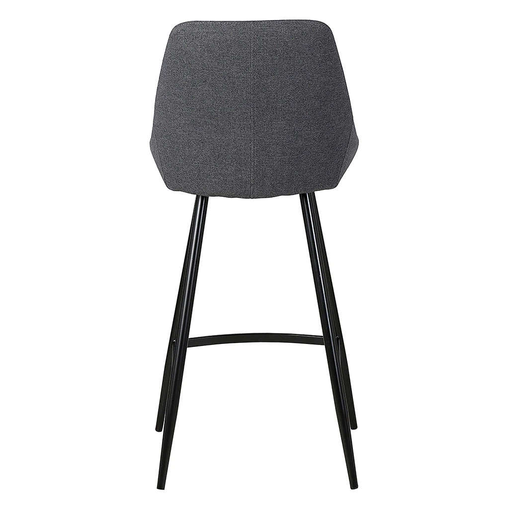 Zago Chaise De Bar Tissu Gris Foncé - Ben 7 Zago Chaise De Bar Tissu Gris Foncé - Ben – Image 5