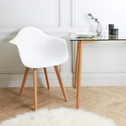 Home Déco Factory Fauteuil Scandinave Blanc 13 Home Déco Factory Fauteuil Scandinave Blanc -Sema Design Boutique 638116 FRN06 WEB