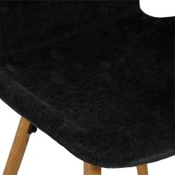 Zago Chaise Salle à Manger En Tissu Soft Touch Noir - Keri 11 Zago Chaise Salle à Manger En Tissu Soft Touch Noir - Keri -Sema Design Boutique 638825 FRN05 WEB
