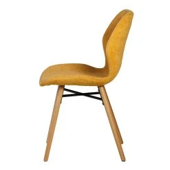 Zago Chaise Salle à Manger En Tissu Soft Touch Moutarde - Keri 9 Zago Chaise Salle à Manger En Tissu Soft Touch Moutarde - Keri -Sema Design Boutique 638827 FRN03 WEB