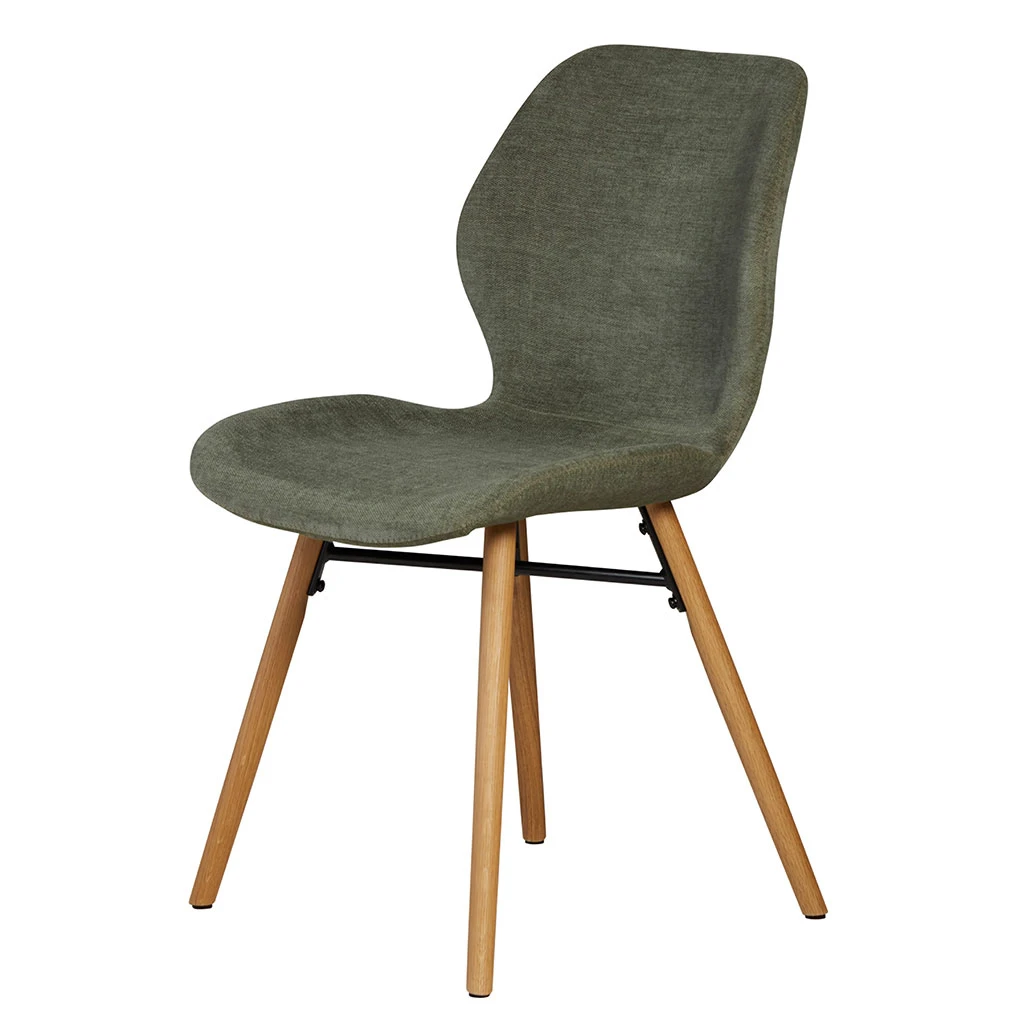 Zago Chaise Salle à Manger En Tissu Soft Touch Vert Bouteillle - Keri 4 Zago Chaise Salle à Manger En Tissu Soft Touch Vert Bouteillle - Keri – Image 2