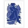 A&A Story Image Encadree Femme Bleu 30x40cm -Sema Design Boutique 638883 FRN01 WEB