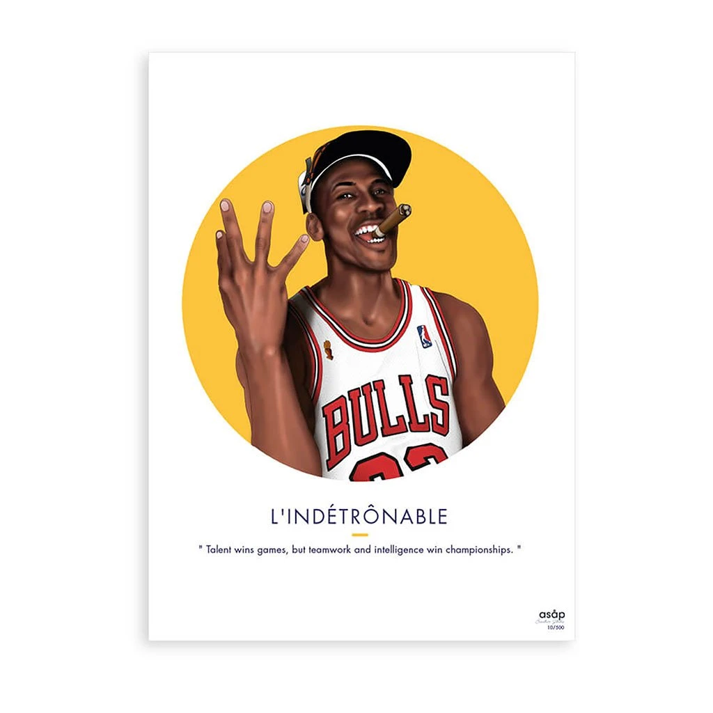 ASAP Affiche L'indetronable - Jaune - 30x40cm 3 ASAP Affiche L'indetronable - Jaune - 30x40cm