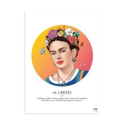 ASAP Affiche La Libérée - Frida Kahlo - 30x40cm