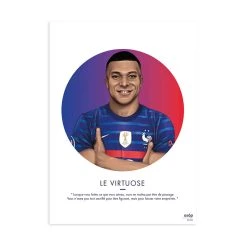 ASAP Affiche Le Virtuose - Kylian Mbappé - 30x40cm
