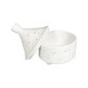 Chabi Chic Boite à Tajine Blanc Or D14xh17cm - Empreinte