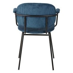 Zago Fauteuil En Velours Côtelé Bleu Foncé - Aston 11 Zago Fauteuil En Velours Côtelé Bleu Foncé - Aston -Sema Design Boutique 646233 FRN04 WEB
