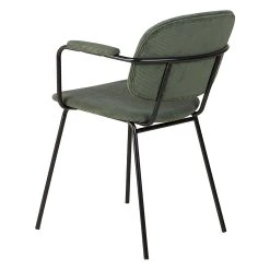 Zago Fauteuil Tissu Effet Daim Vert Sapin - Aston -Sema Design Boutique 646235 FRN05 WEB