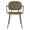 Zago Fauteuil Tissu Effet Daim Kaki - Aston -Sema Design Boutique 646236 FRN01 WEB