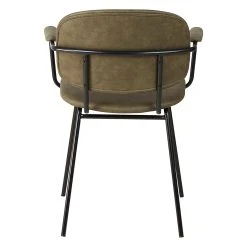 Zago Fauteuil Tissu Effet Daim Kaki - Aston -Sema Design Boutique 646236 FRN04 WEB