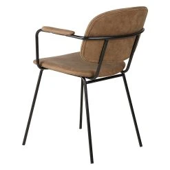 Zago Fauteuil Tissu Effet Daim Marron Foncé - Aston -Sema Design Boutique 646237 FRN05 WEB
