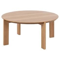 AC Design Table Basse En Chêne Naturel D90cm - Maxime