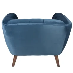 Zago Fauteuil De Salon En Tissu Gris Bleu - Beryl -Sema Design Boutique 6ce80 4
