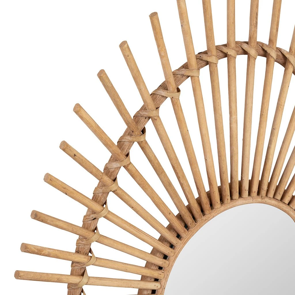 SEMA DESIGN Miroir Bambou Naturel 4 SEMA DESIGN Miroir Bambou Naturel – Image 2