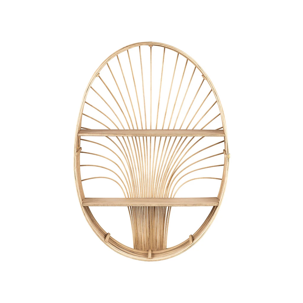 SEMA DESIGN Etagere Murale Flaural Naturel H69cm En Bambou 3 SEMA DESIGN Etagere Murale Flaural Naturel H69cm En Bambou