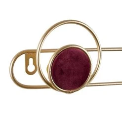 SEMA DESIGN Porte Manteau 3 Crochets Sevent's Dore Et Rose 46x10x4cm 6 SEMA DESIGN Porte Manteau 3 Crochets Sevent's Dore Et Rose 46x10x4cm -Sema Design Boutique 74378 DET02 WEB