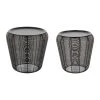 SEMA DESIGN Table Basse (lot De 2) En Fer Noir - Kleia -Sema Design Boutique 74588 DEB WEB