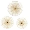 SEMA DESIGN Deco Murale Floral X3 Ajia Doré (d68/d48cm/d37cm) -Sema Design Boutique 74936 DEB WEB