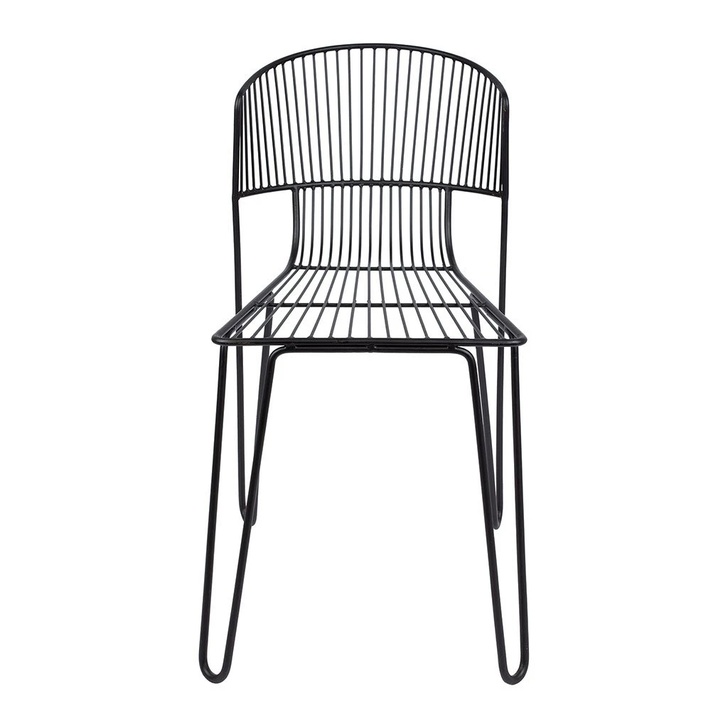 SEMA DESIGN Chaise Salle à Manger En Fer Noir - Sevent's 3 SEMA DESIGN Chaise Salle à Manger En Fer Noir - Sevent's