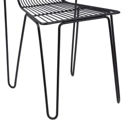 SEMA DESIGN Chaise Salle à Manger En Fer Noir - Sevent's 9 SEMA DESIGN Chaise Salle à Manger En Fer Noir - Sevent's -Sema Design Boutique 75028 DET02 WEB