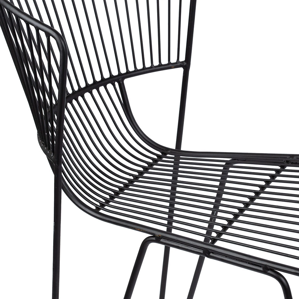 SEMA DESIGN Chaise Salle à Manger En Fer Noir - Sevent's 6 SEMA DESIGN Chaise Salle à Manger En Fer Noir - Sevent's – Image 4