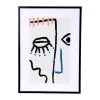 SEMA DESIGN Cadre Déco Visage Arty Creme 50X70cm -Sema Design Boutique 75334 DEB WEB